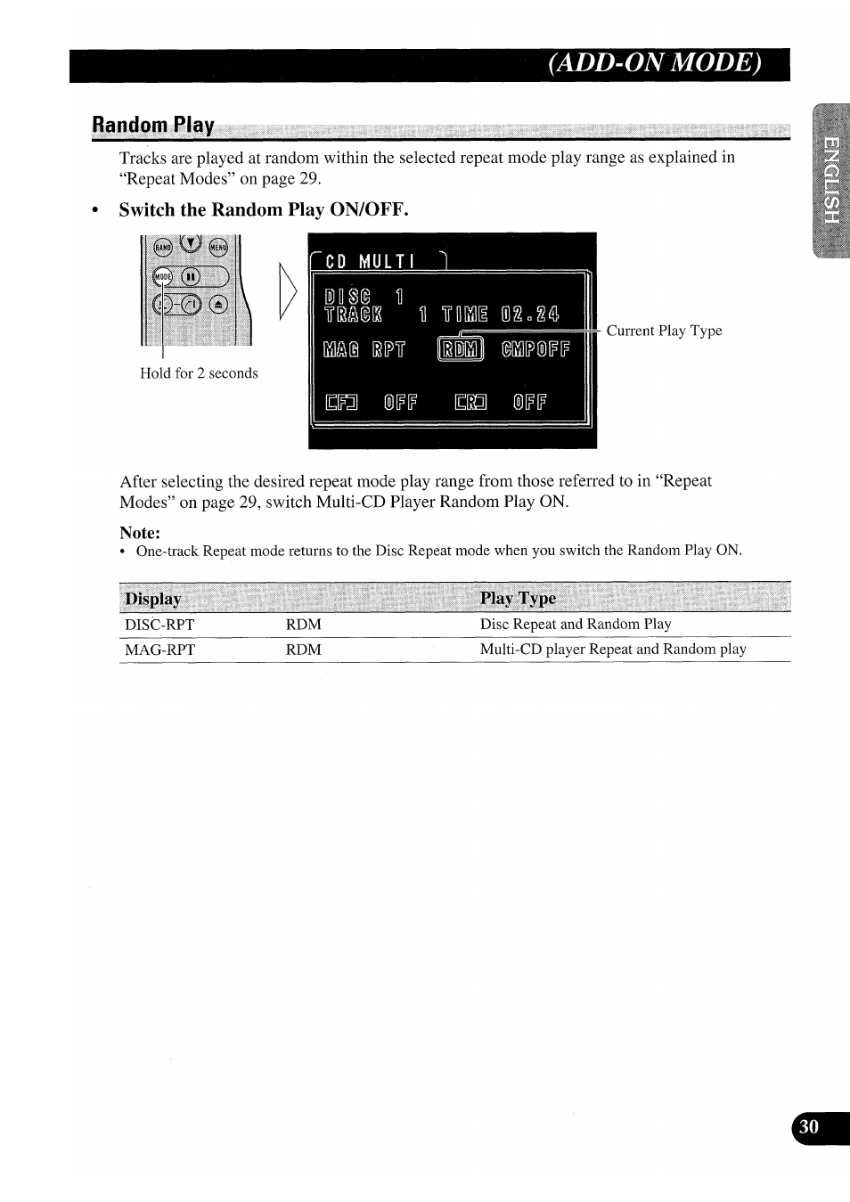 Add-onmode) | Pioneer GEX-P7000TVP User Manual | Page 31 / 116
