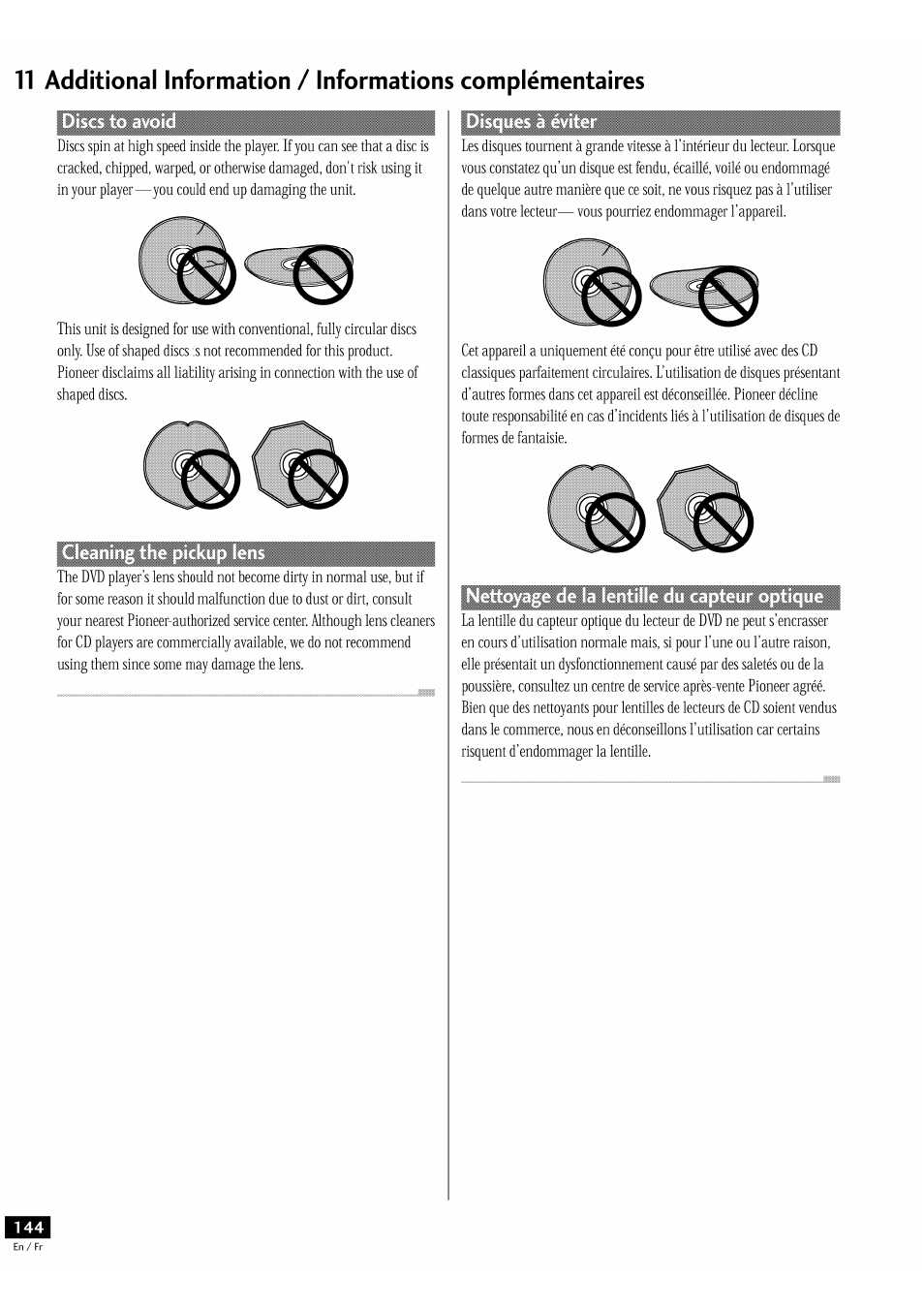 Pioneer DV-939A User Manual | Page 144 / 168