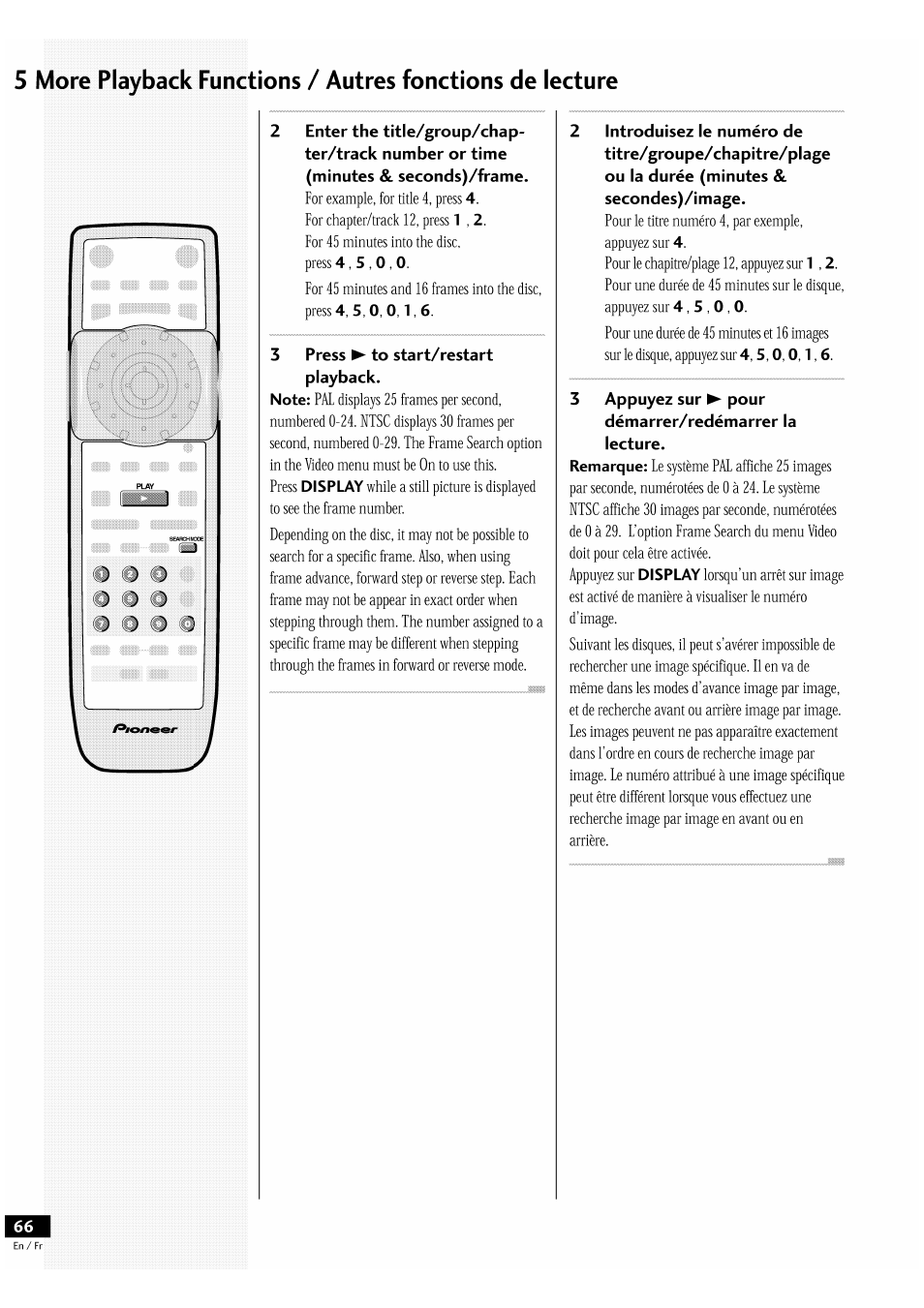 Pioneer DV-939A User Manual | Page 66 / 168