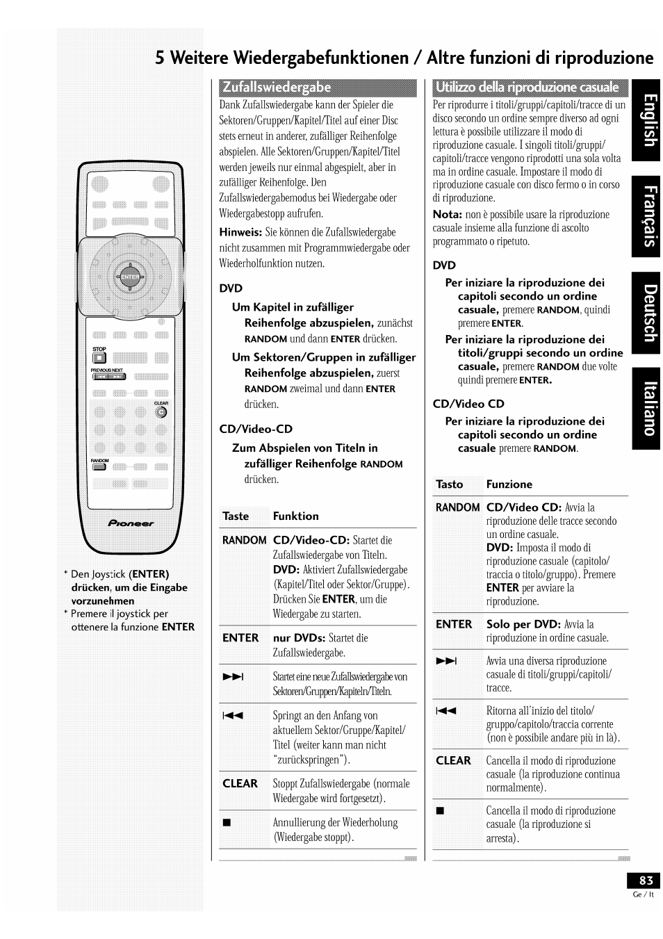 Pioneer DV-939A User Manual | Page 83 / 168