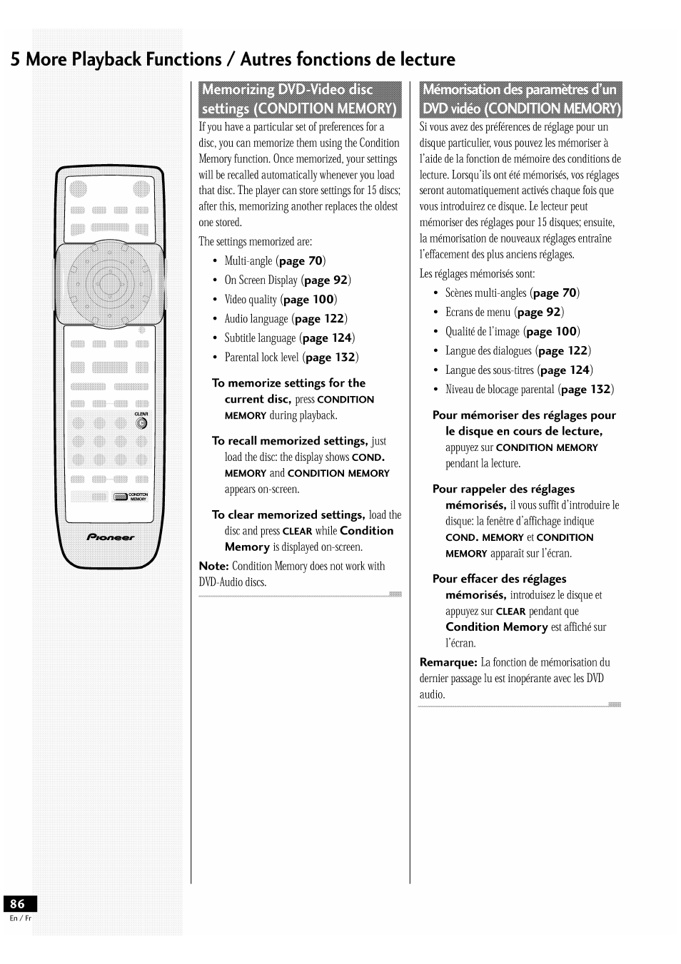 Pioneer DV-939A User Manual | Page 86 / 168