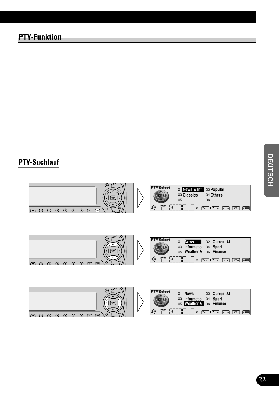Pty-funktion | Pioneer GEX-P700DAB User Manual | Page 103 / 124
