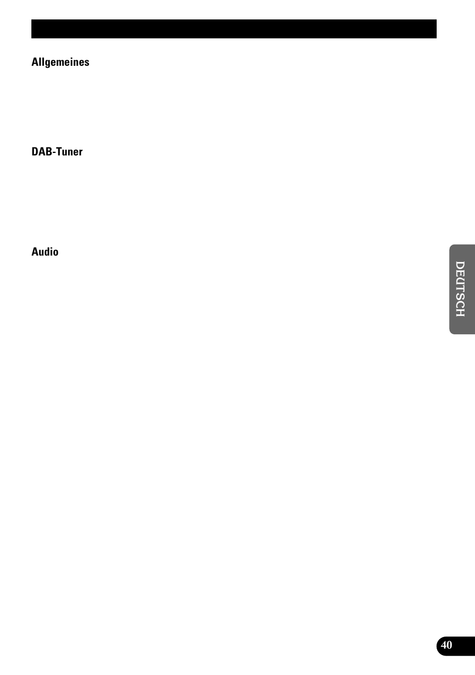 Technische daten | Pioneer GEX-P700DAB User Manual | Page 121 / 124