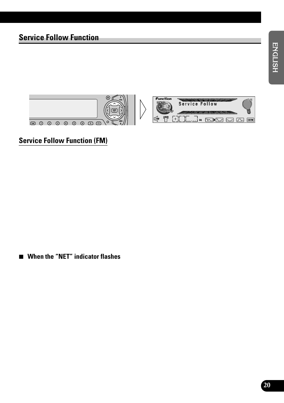 Service follow function, Service follow function (fm) | Pioneer GEX-P700DAB User Manual | Page 21 / 124