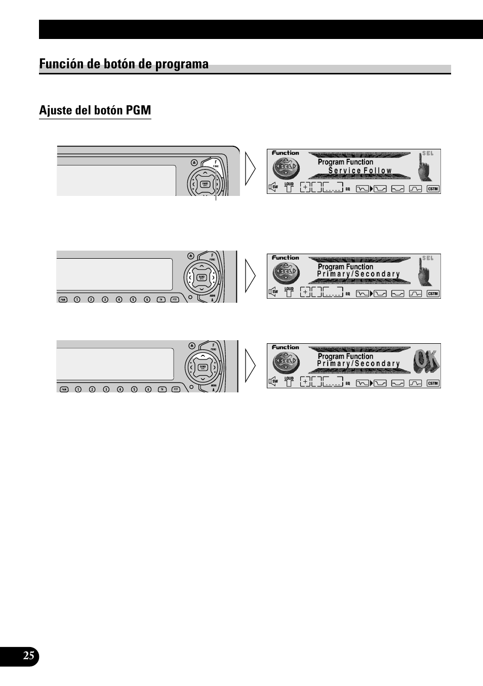 Función de botón de programa, Uso de las funciones dab con deh-p9100r | Pioneer GEX-P700DAB User Manual | Page 66 / 124