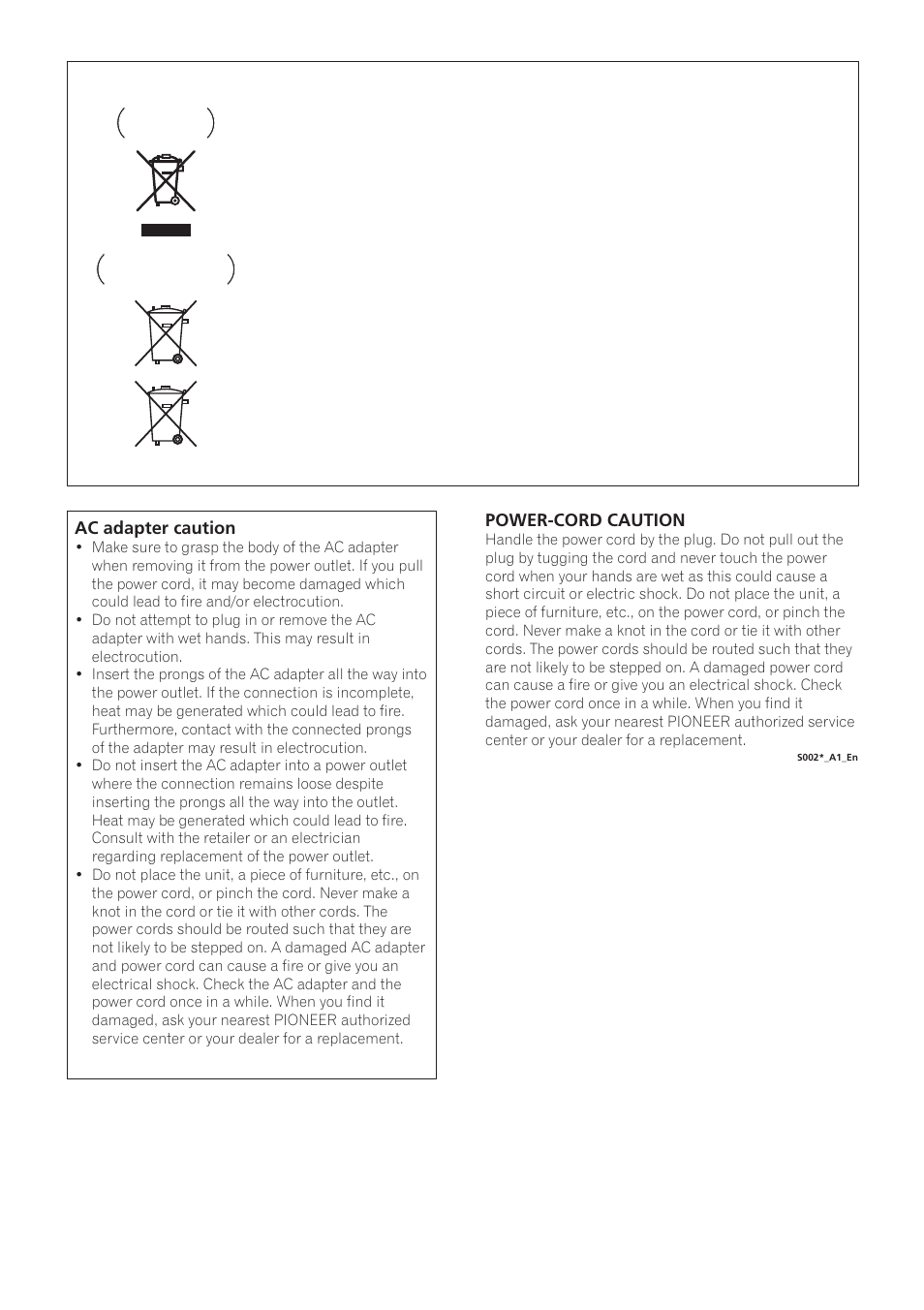 Pioneer X-SMC01DAB-K User Manual | Page 3 / 36