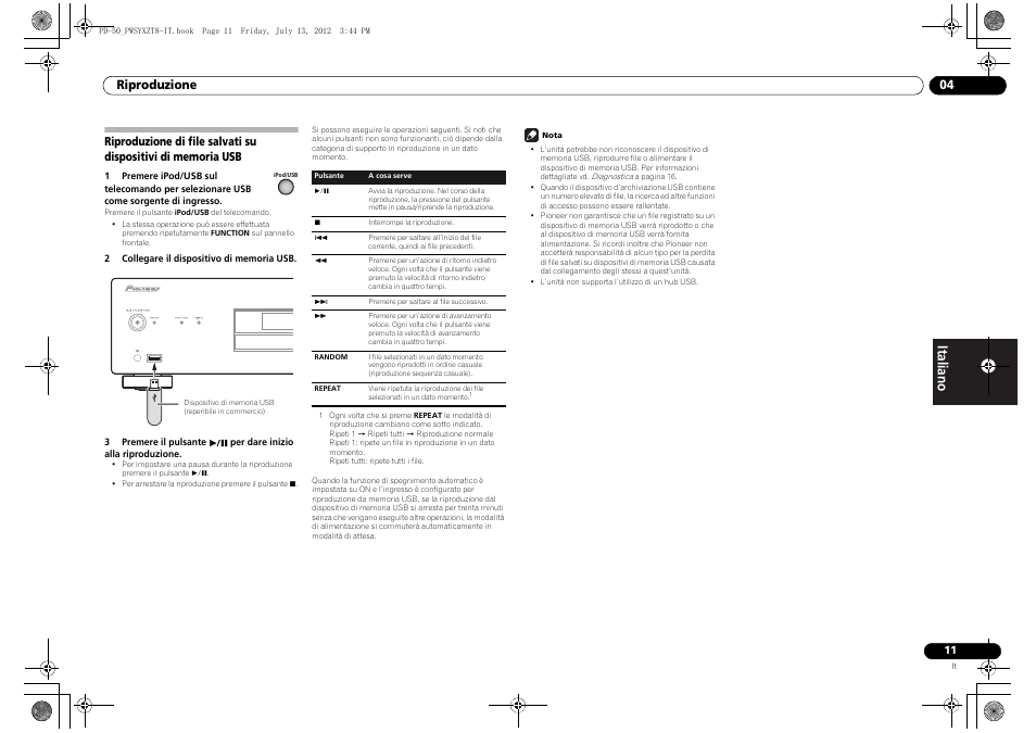 Riproduzione 04 | Pioneer PD-50-S User Manual | Page 59 / 116
