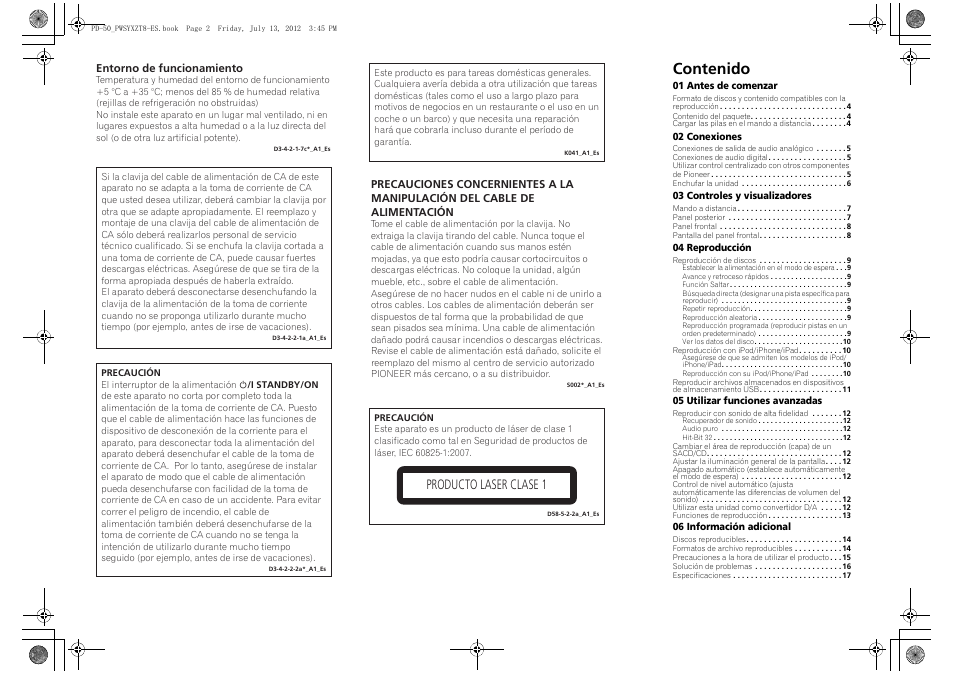 Pioneer PD-50-S User Manual | Page 83 / 116