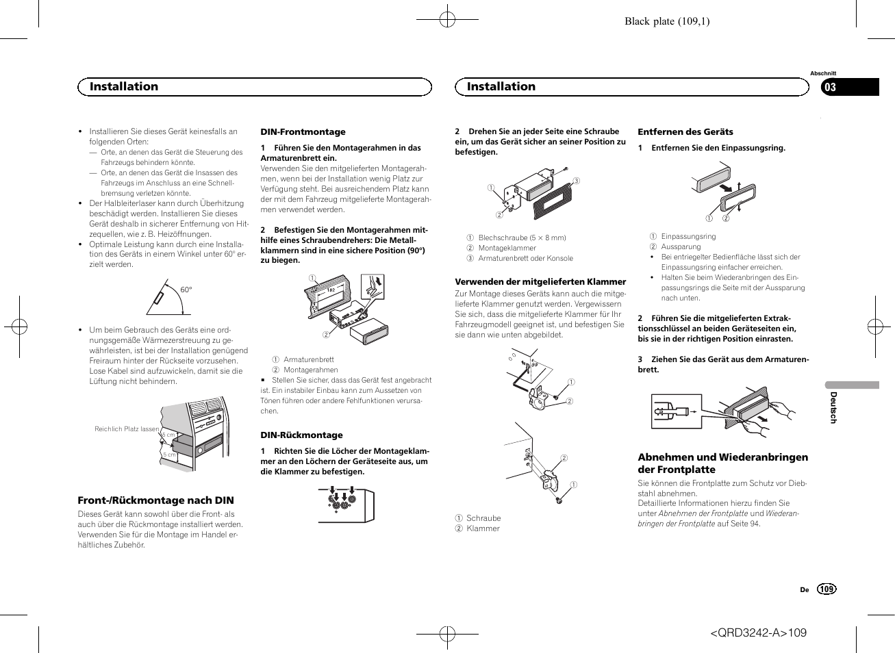Installation | Pioneer MVH-X560BT User Manual | Page 109 / 164