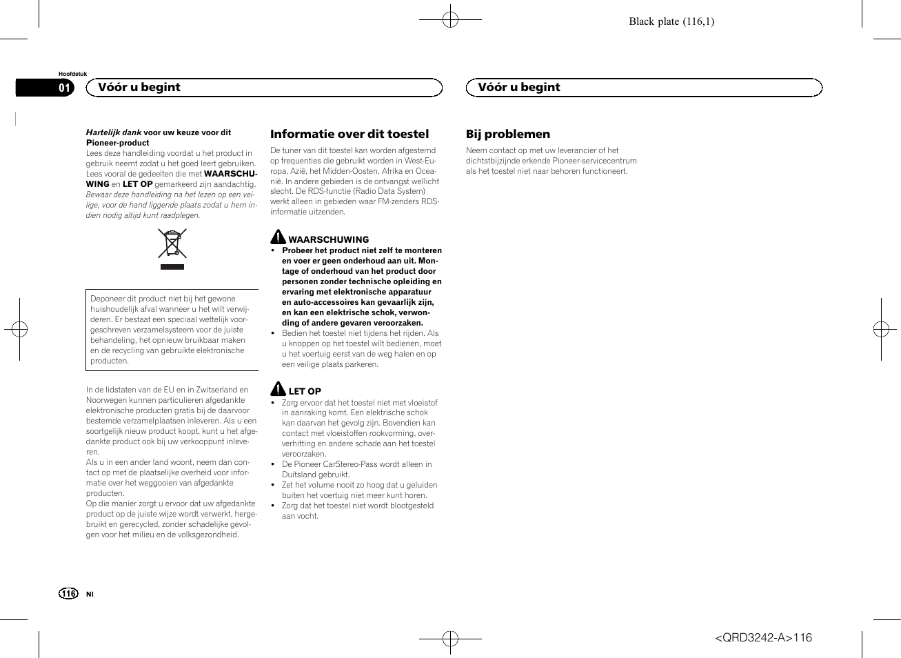 Handleiding, Digitale media-receiver | Pioneer MVH-X560BT User Manual | Page 116 / 164