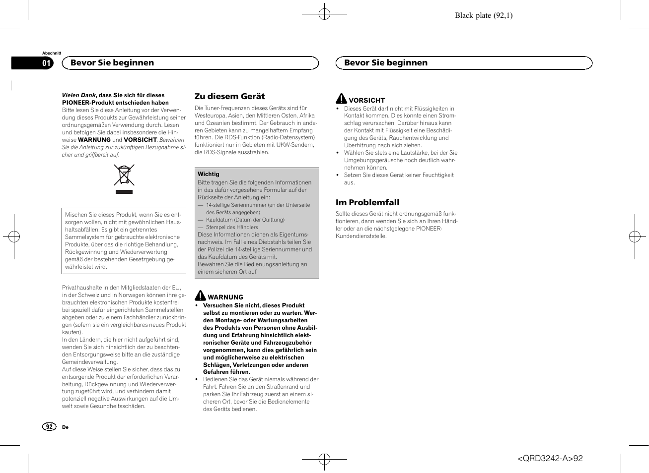 Bedienungsanleitung, Digitaler medienempfänger | Pioneer MVH-X560BT User Manual | Page 92 / 164
