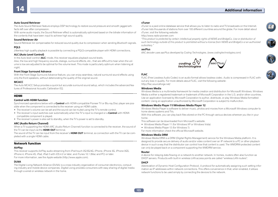 Pioneer SC-LX76-K User Manual | Page 123 / 133