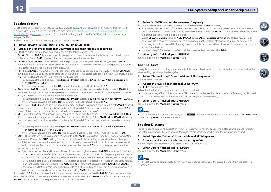 Pioneer SC-LX76-K User Manual | Page 98 / 133