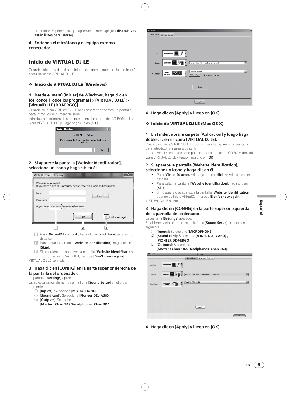 Inicio de virtual dj le | Pioneer DDJ-ERGO-V User Manual | Page 35 / 64