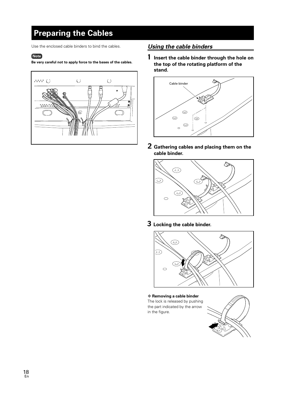 Preparing the cables | Pioneer PDK-TS25 User Manual | Page 18 / 89