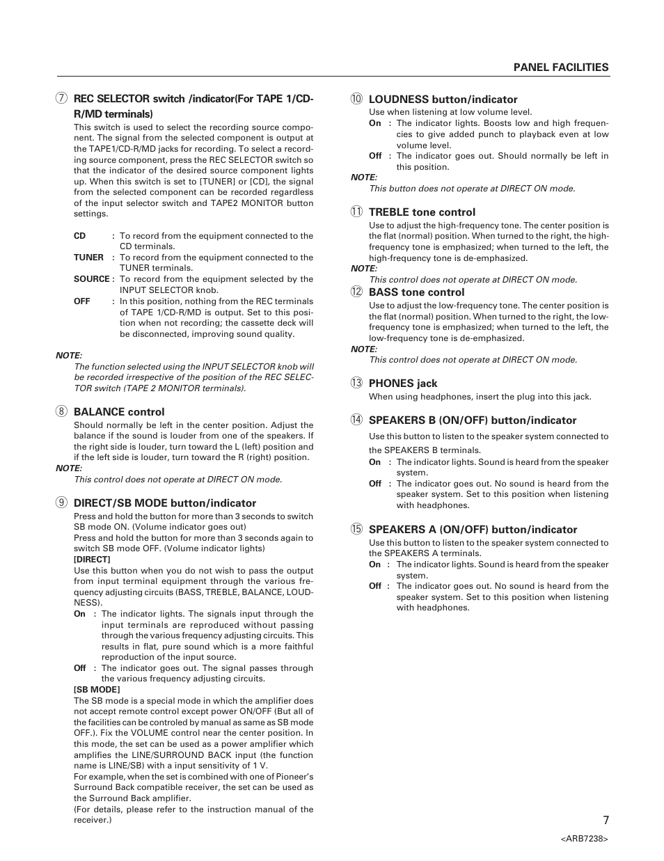 Pioneer A-509R User Manual | Page 7 / 12
