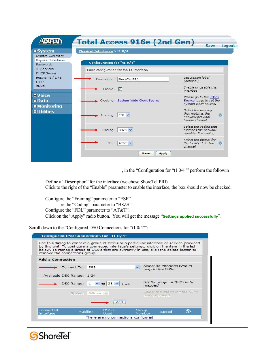 ADTRAN 220T1 User Manual | Page 15 / 32