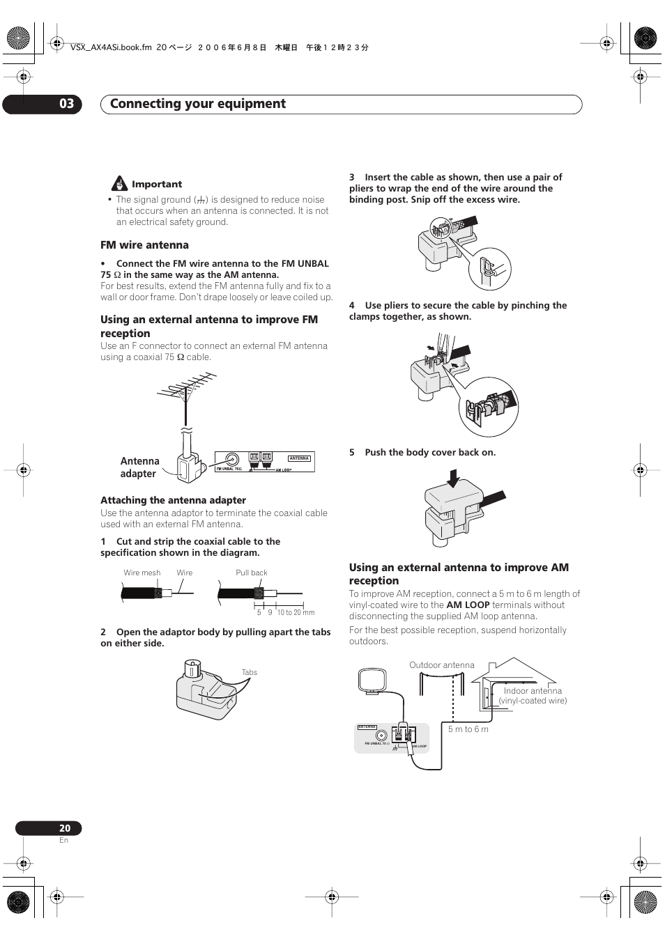 Connecting your equipment 03 | Pioneer VSX-AX2AS-s User Manual | Page 20 / 91