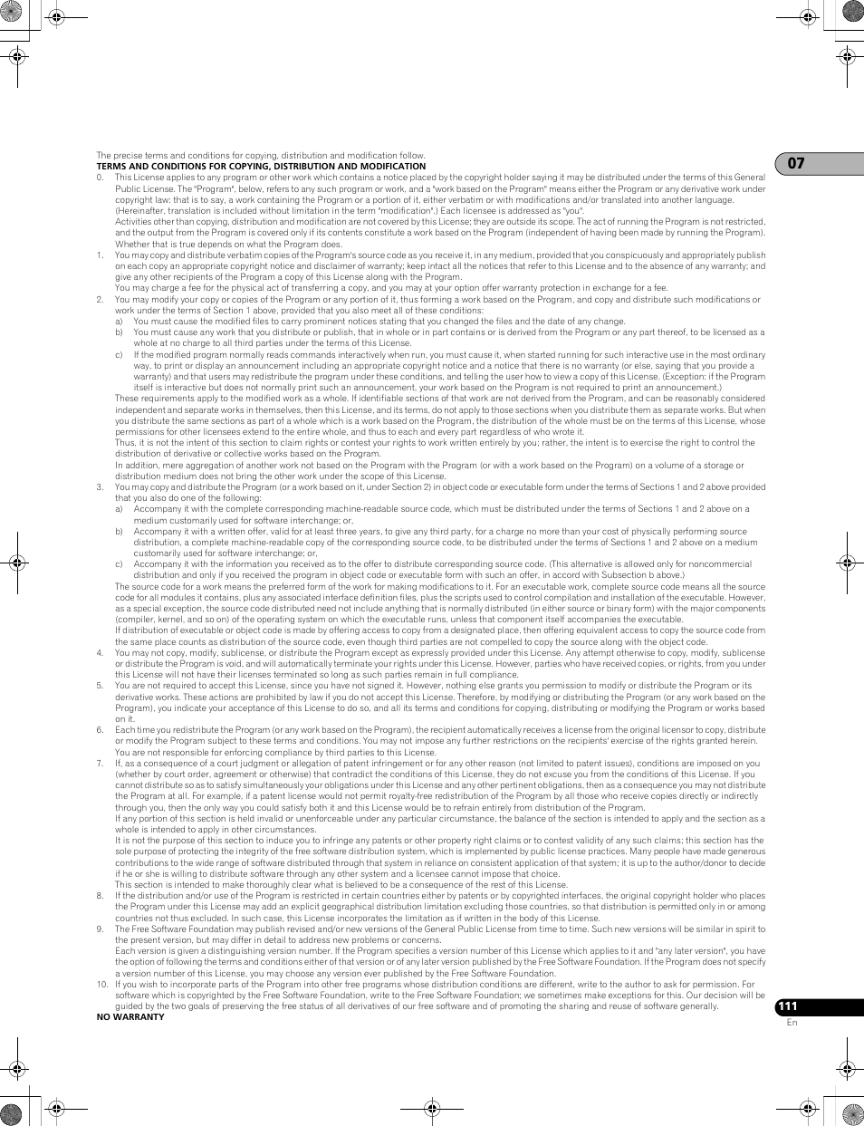 Pioneer LX01BD User Manual | Page 111 / 116