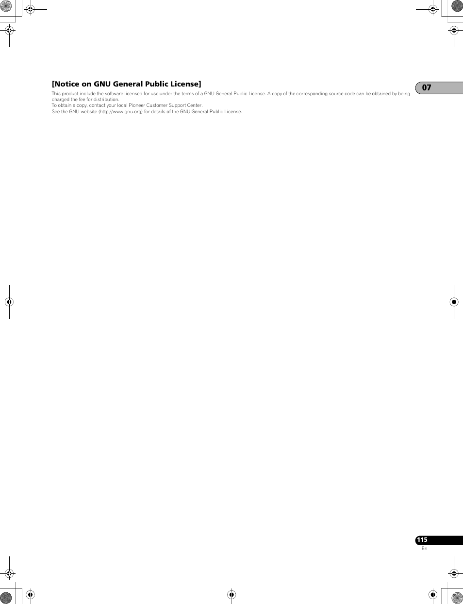 Pioneer LX01BD User Manual | Page 115 / 116
