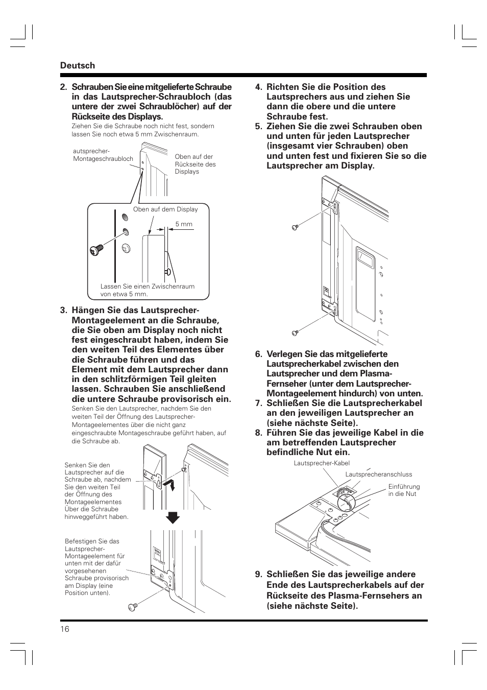 Pioneer PDP-S58 User Manual | Page 16 / 44