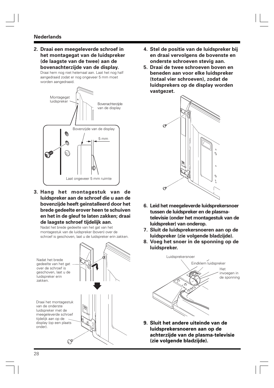 Pioneer PDP-S58 User Manual | Page 28 / 44