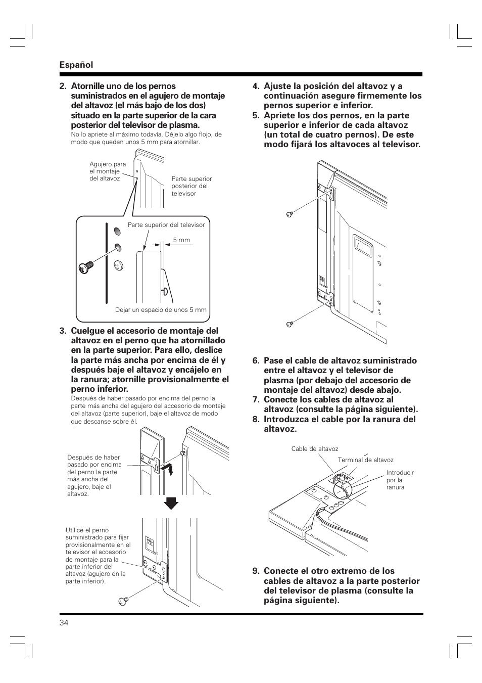 Pioneer PDP-S58 User Manual | Page 34 / 44