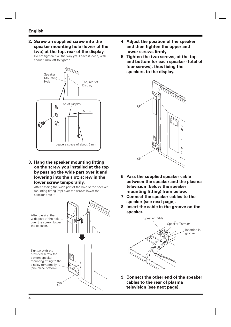 Pioneer PDP-S58 User Manual | Page 4 / 44