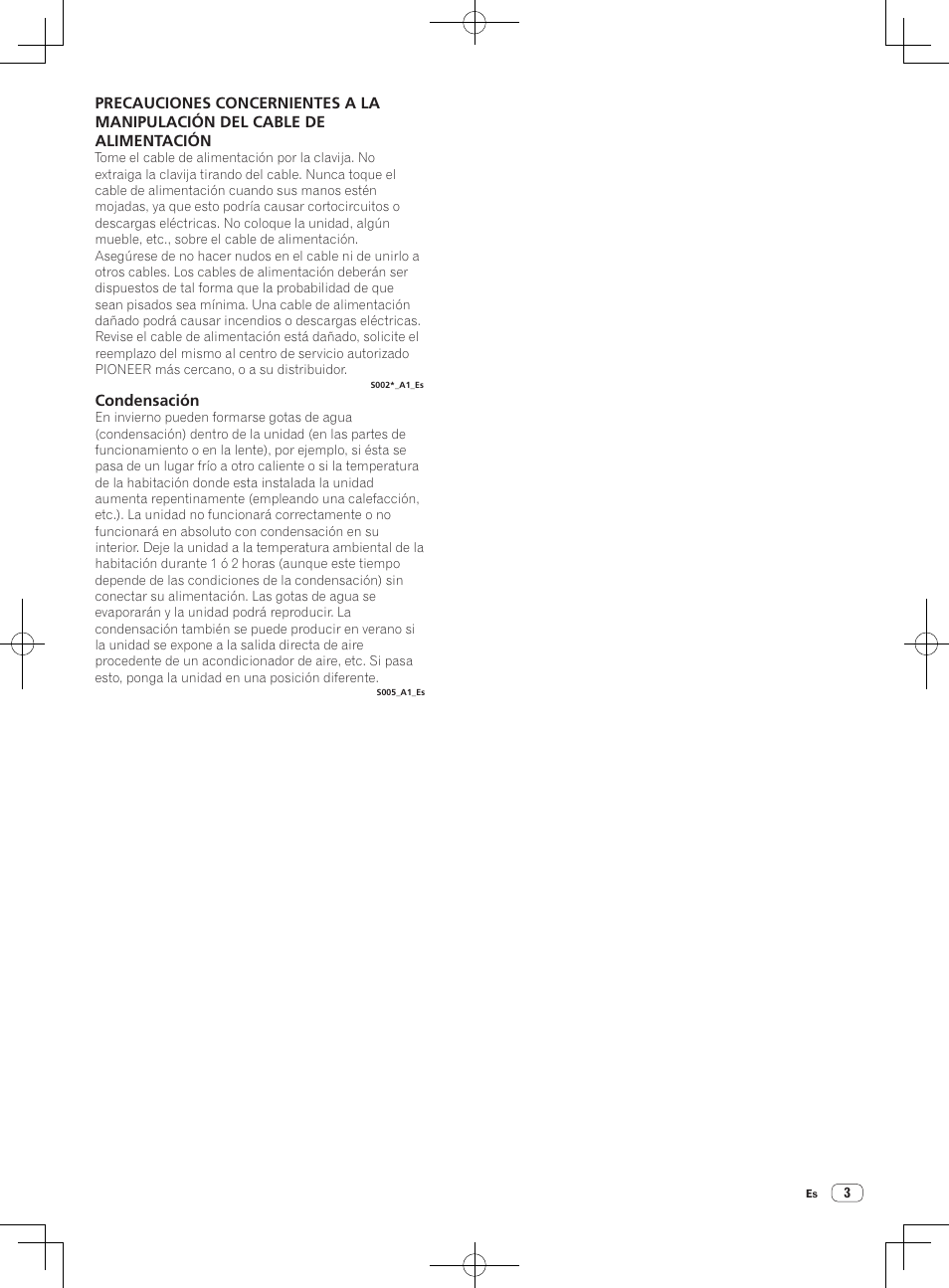 Condensación | Pioneer XDJ-R1 User Manual | Page 53 / 84