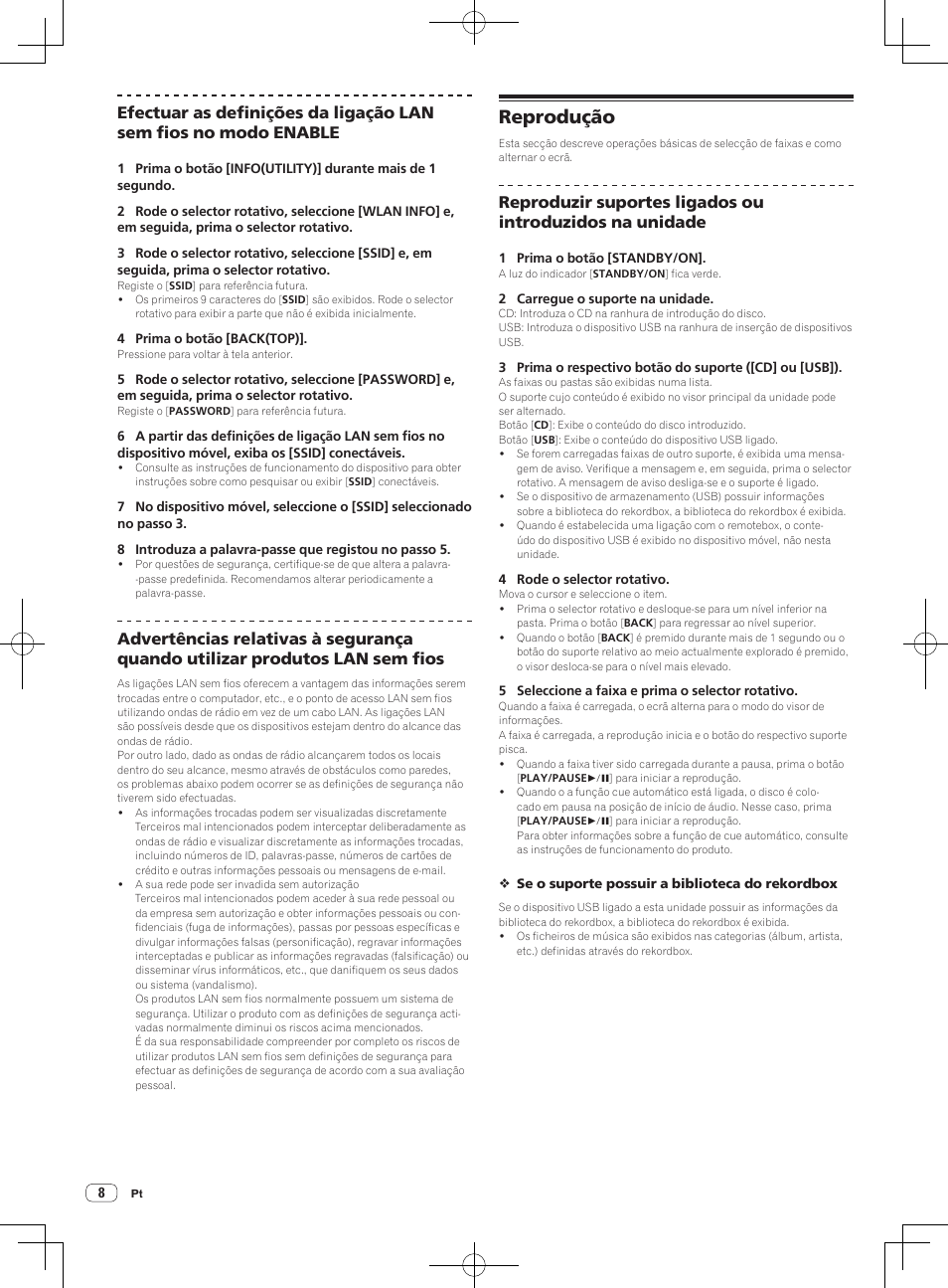 Reprodução | Pioneer XDJ-R1 User Manual | Page 68 / 84