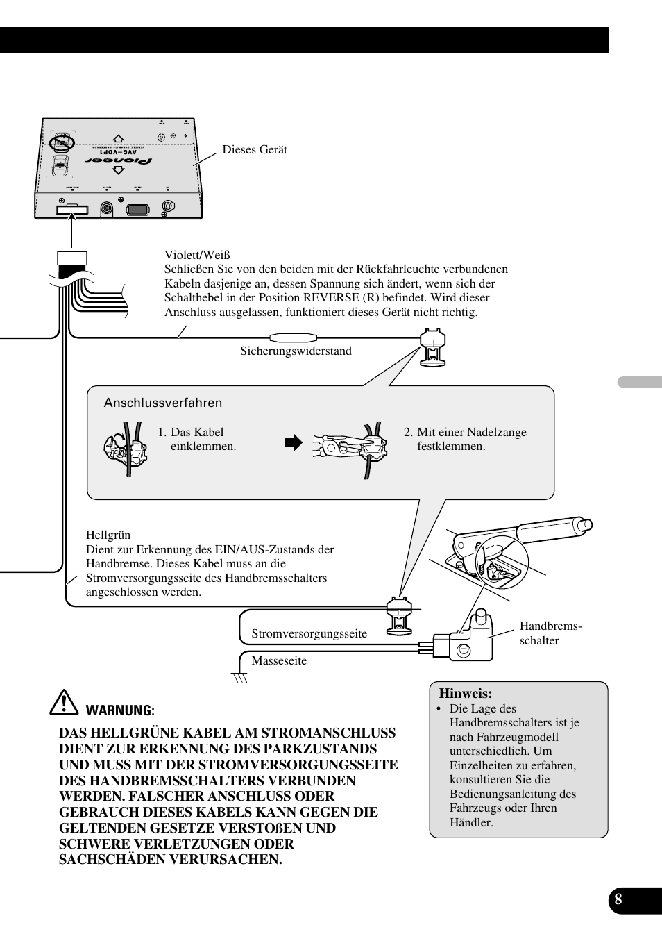 Pioneer AVG-VDP1 User Manual | Page 37 / 86