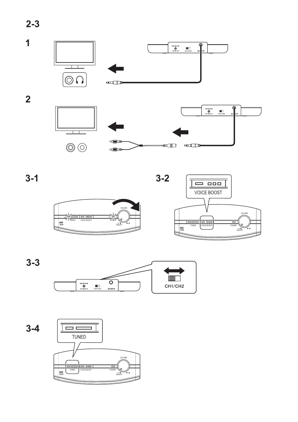 Voice boost, Tuned | Pioneer VMS-550 User Manual | Page 6 / 92