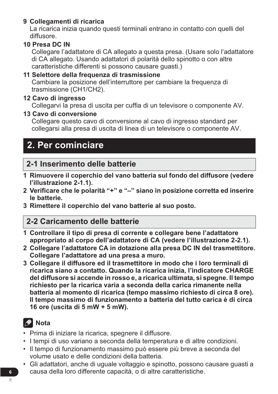 Per cominciare | Pioneer VMS-550 User Manual | Page 60 / 92