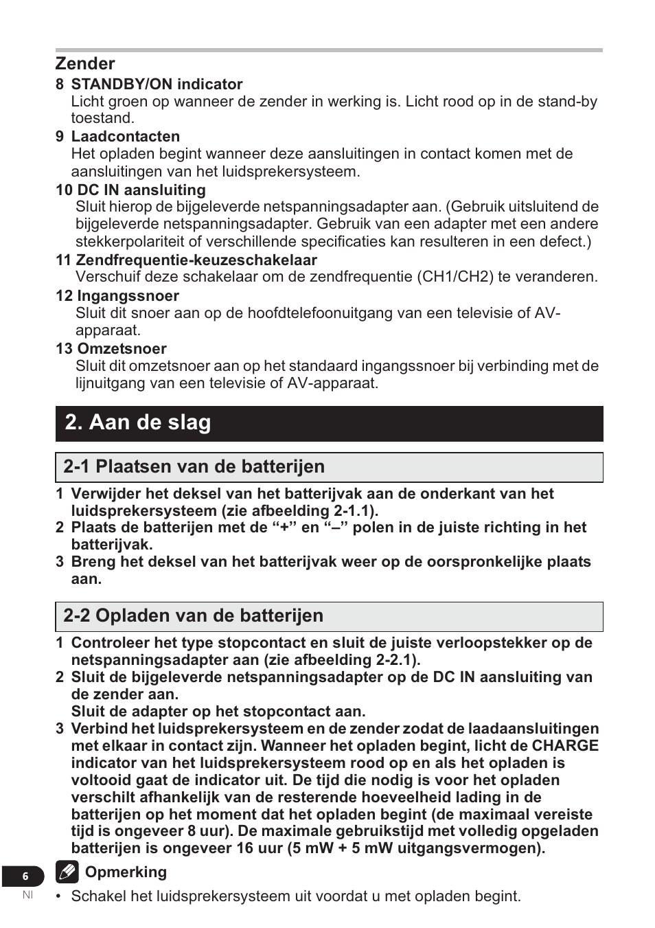 Aan de slag | Pioneer VMS-550 User Manual | Page 72 / 92