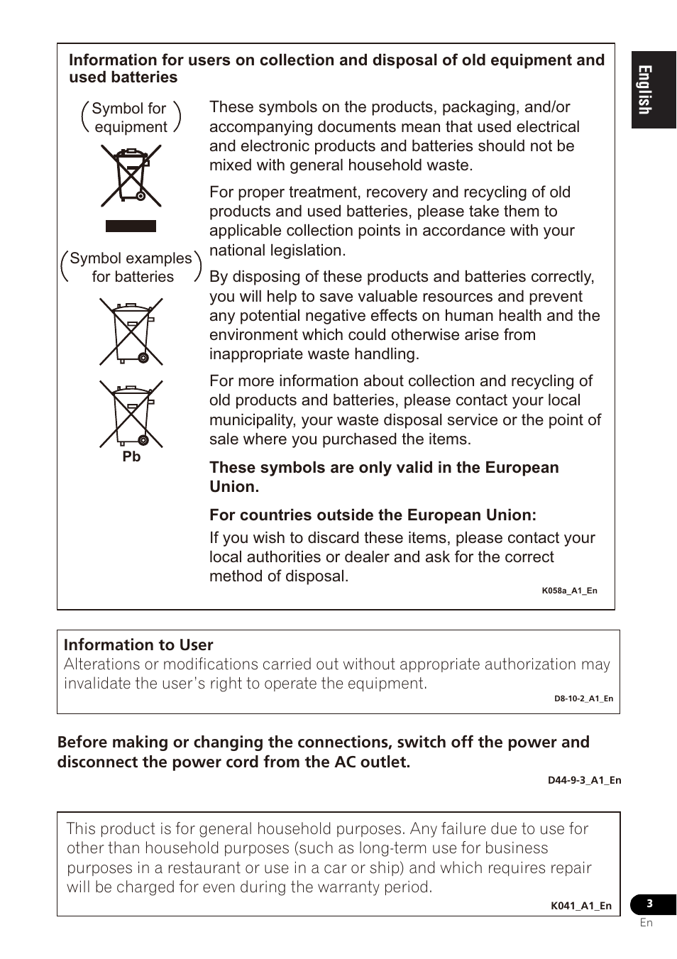 Pioneer VMS-550 User Manual | Page 9 / 92