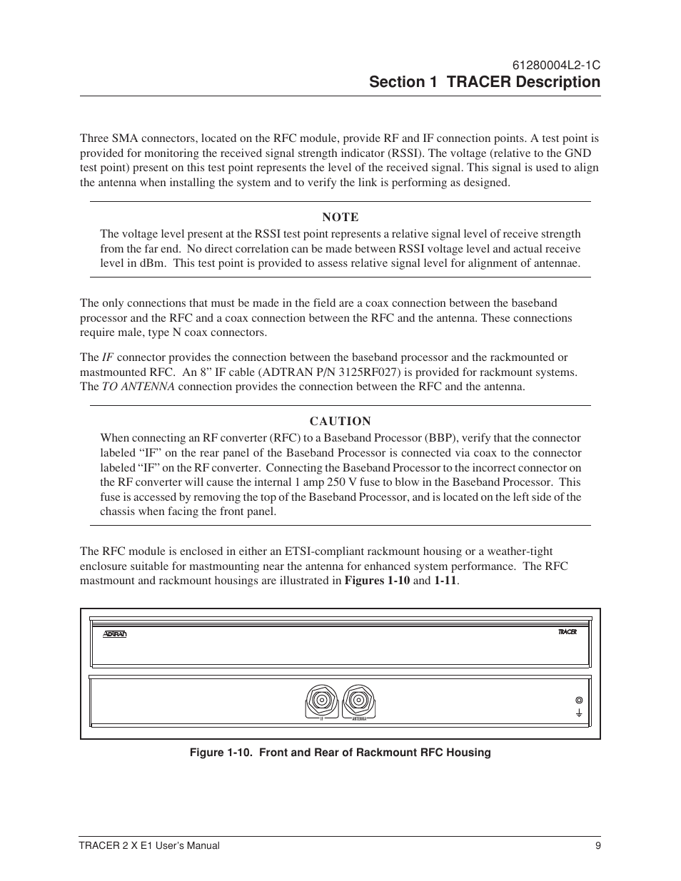 ADTRAN Tracer 2 x E1 User Manual | Page 19 / 62