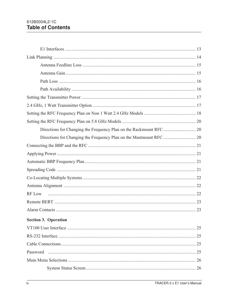 ADTRAN Tracer 2 x E1 User Manual | Page 6 / 62