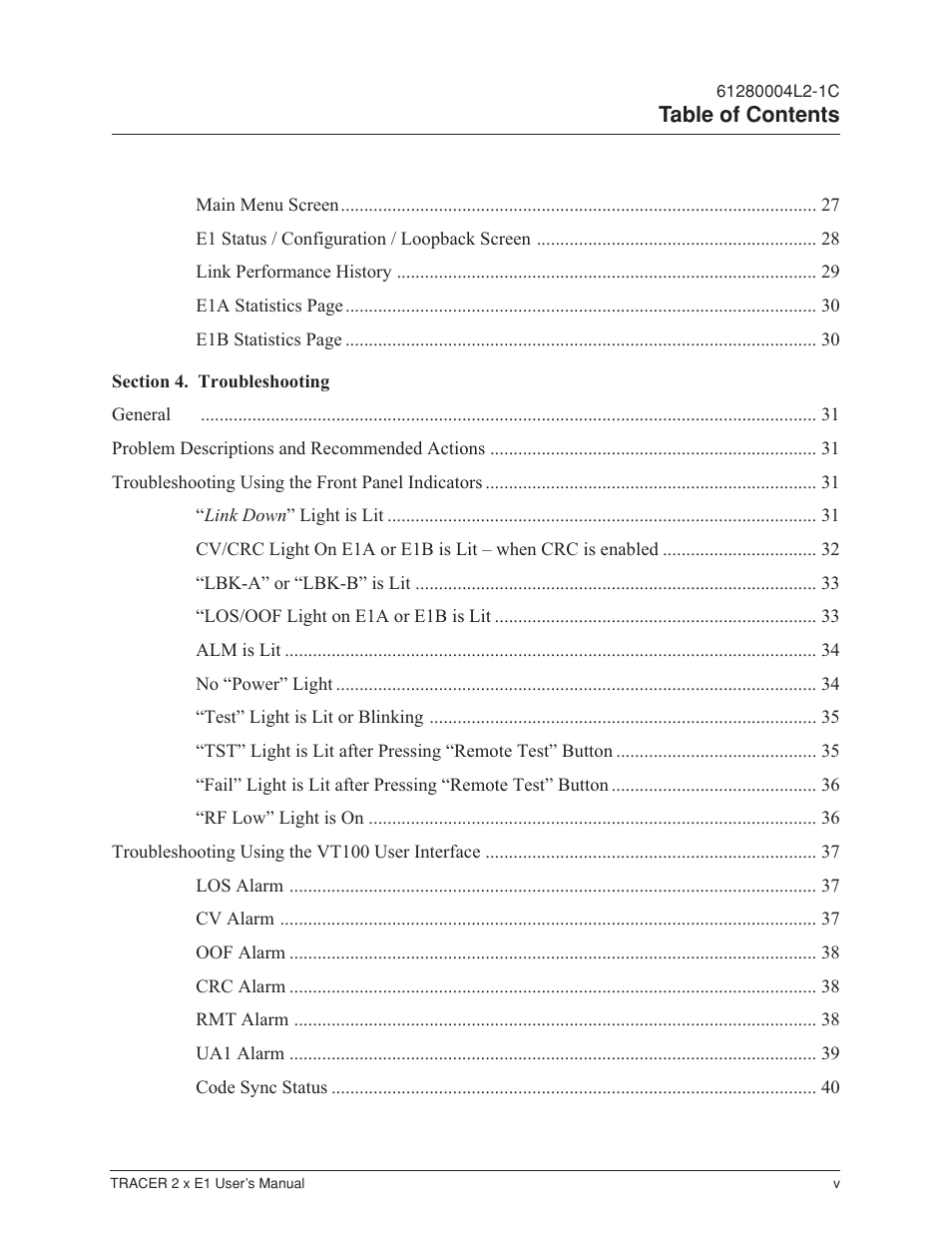 ADTRAN Tracer 2 x E1 User Manual | Page 7 / 62