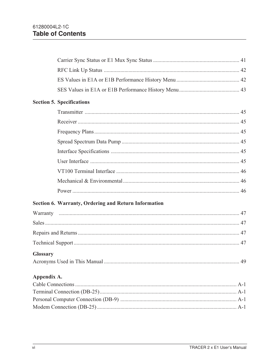 ADTRAN Tracer 2 x E1 User Manual | Page 8 / 62