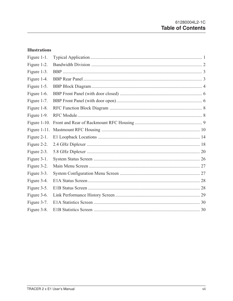 Illustrations | ADTRAN Tracer 2 x E1 User Manual | Page 9 / 62