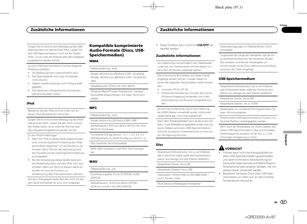 Zusätzliche informationen | Pioneer DEH-2600UI User Manual | Page 97 / 148