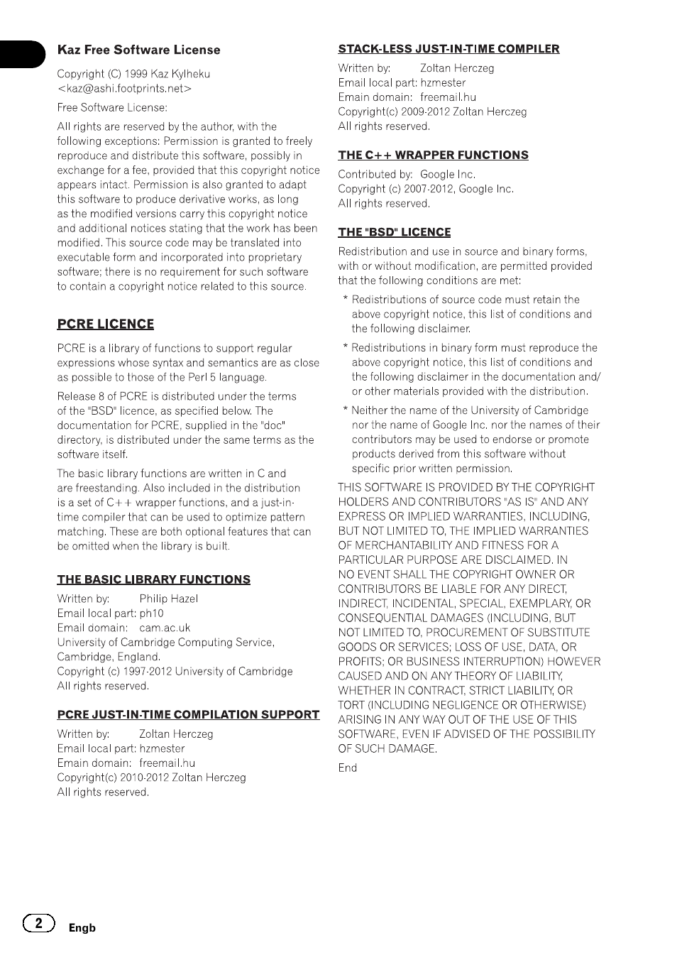 Pioneer AVIC-F50BT User Manual | Page 2 / 132