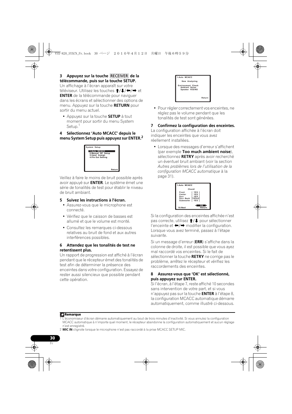 Pioneer VSX-820-K User Manual | Page 110 / 244