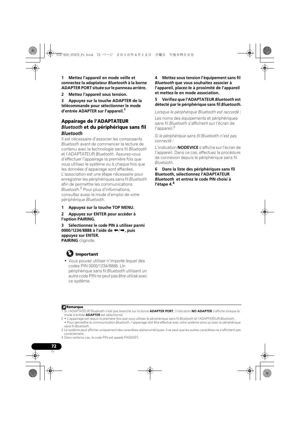 Pioneer VSX-820-K User Manual | Page 152 / 244