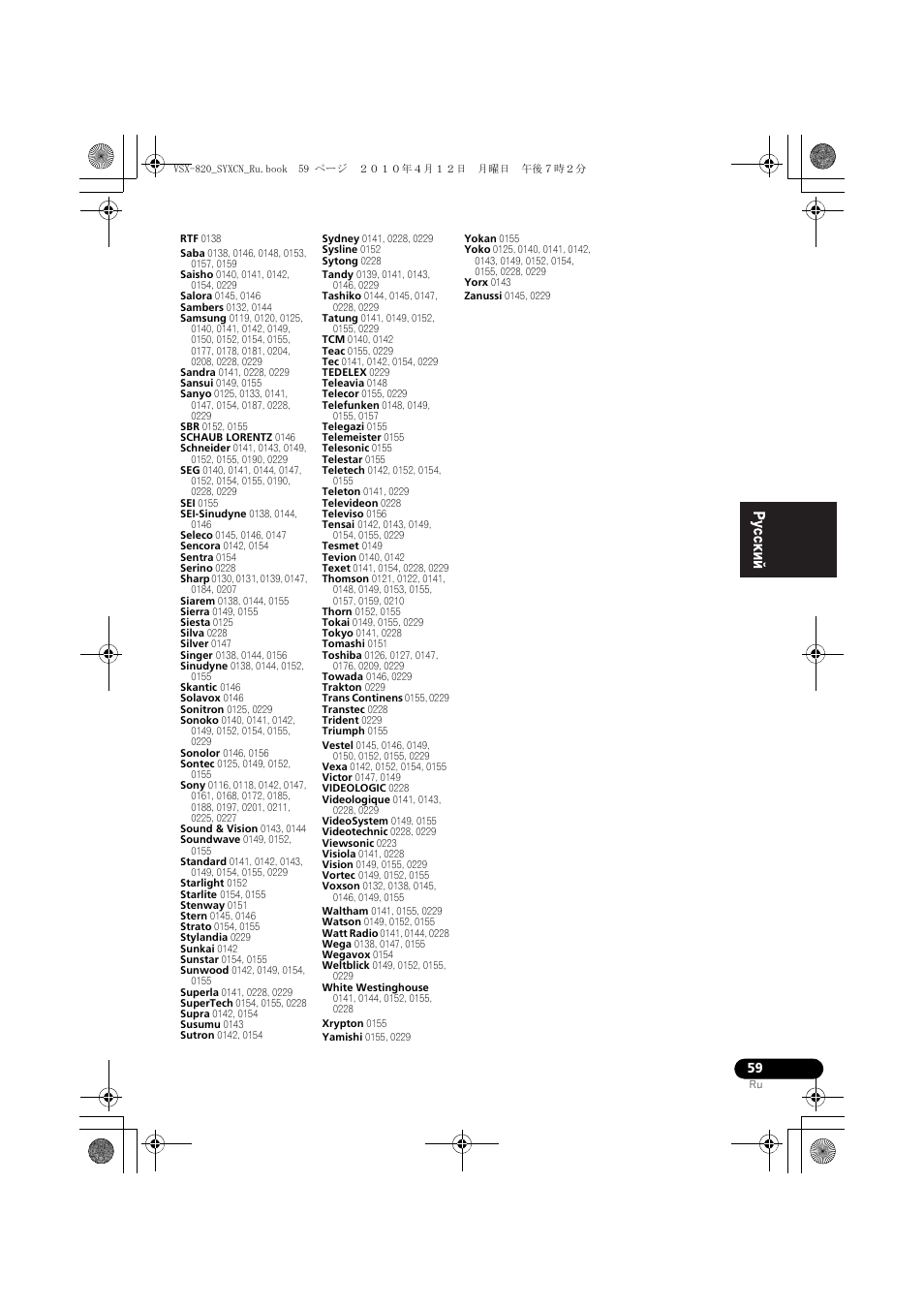 Pioneer VSX-820-K User Manual | Page 219 / 244