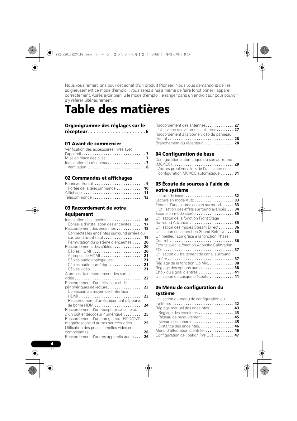 Pioneer VSX-820-K User Manual | Page 84 / 244