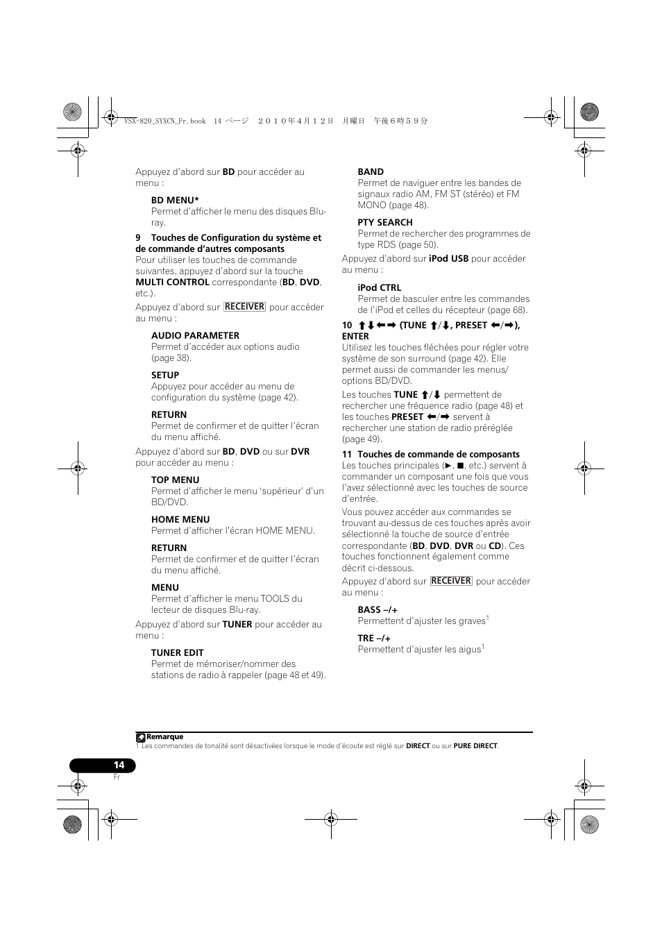 Pioneer VSX-820-K User Manual | Page 94 / 244
