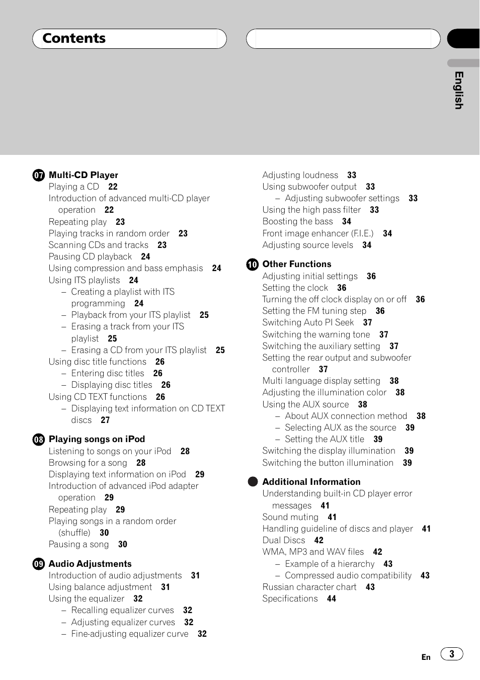 Pioneer DEH-P5900MP User Manual | Page 3 / 95
