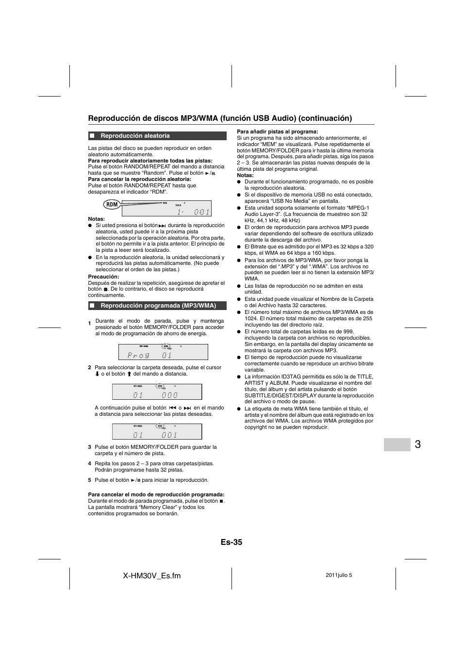 Es-35 | Pioneer X-HM30V-S User Manual | Page 123 / 268