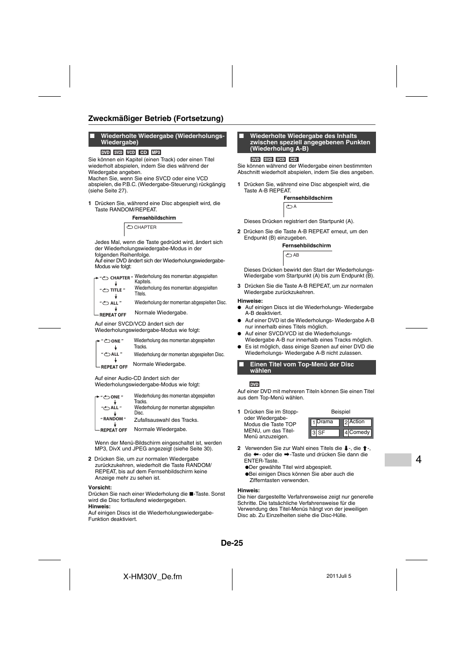De-25 | Pioneer X-HM30V-S User Manual | Page 157 / 268